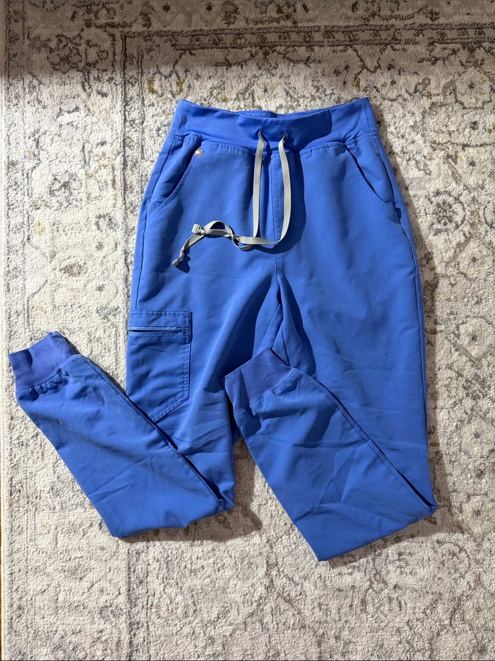 Figs Ceil Blue XS/Tall Scrub Joggers